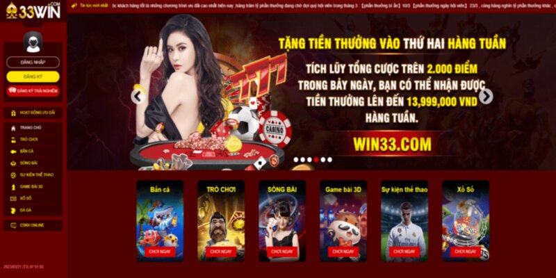 Những đặc quyền dành riêng cho hội viên trung thành và năng động nhất 33win